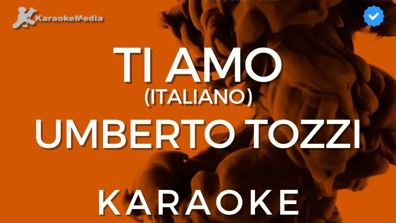 Umberto Tozzi - Ti Amo [Italian]