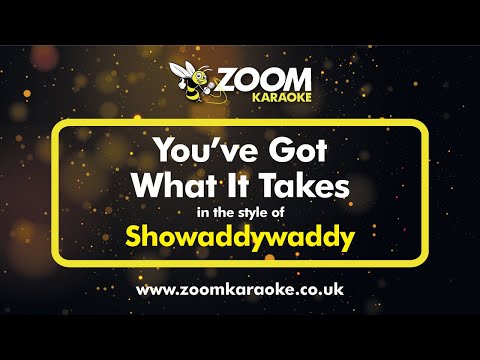 Showaddywaddy - You've Got What It Takes (Two Semitones Down) Lyrics On Screen