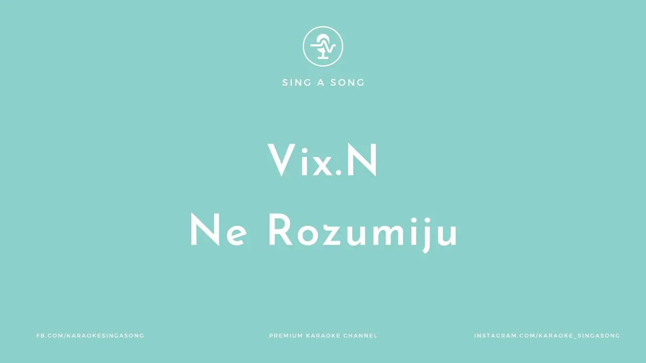 Vix.N - Ne Rozumiju