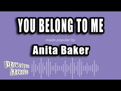 Anita Baker - You Belong To Me