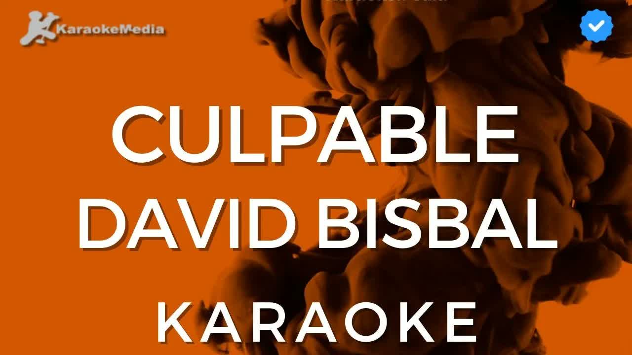 David Bisbal - Culpable