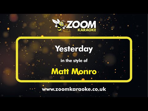 Matt Monro - Yesterday
