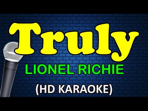 Lionel Richie - TRULY