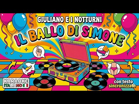 IL BALLO DI SIMONE - Giuliano e i Notturni | Base Musicale Divertente Anni '60