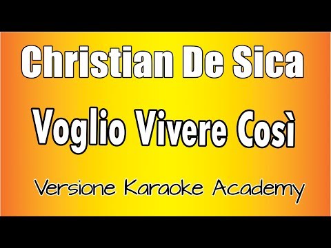 Christian De Sica - Voglio Vivere Così