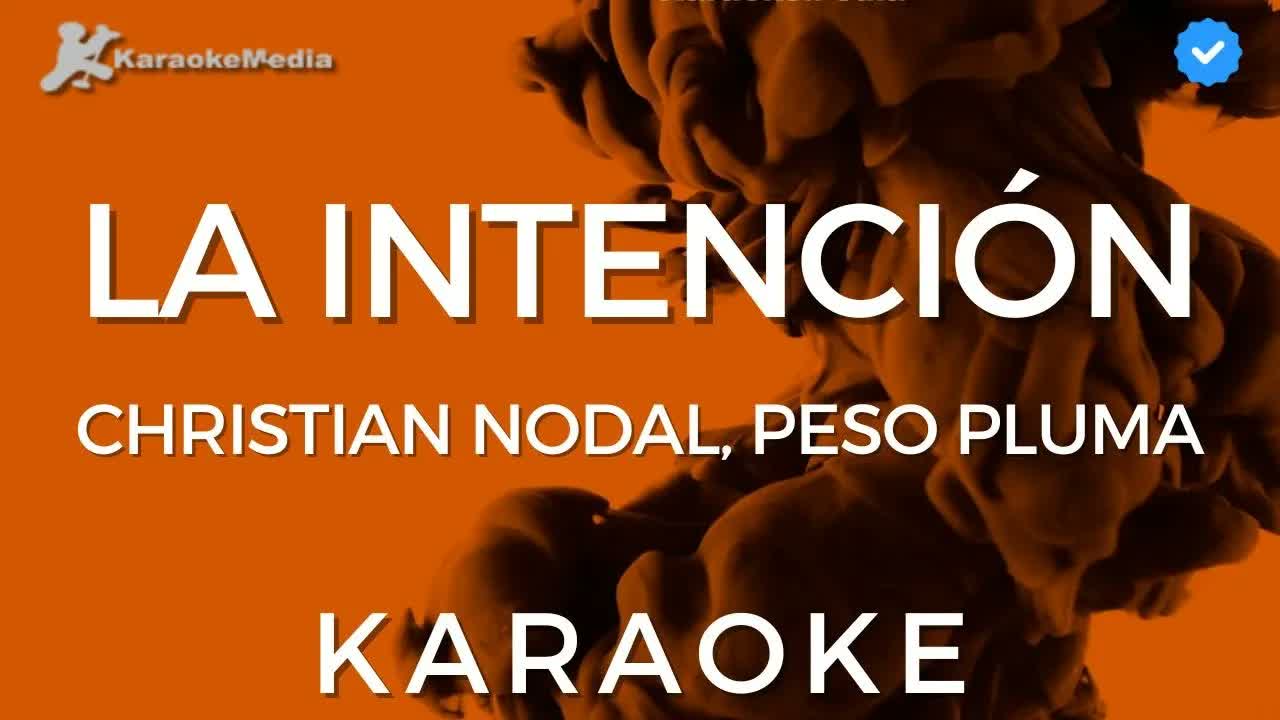 Christian Nodal, Peso Pluma - La intención