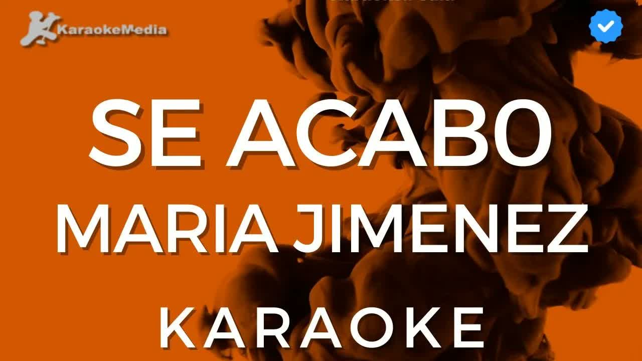 Maria Jimenez - Se acabo