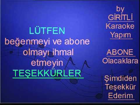 Müslüm Gürses İsyankar Orjinal KARAOKE.