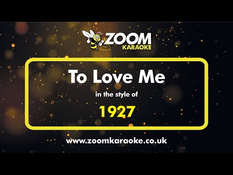 1927 - To Love Me