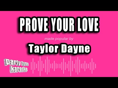 Taylor Dayne - Prove Your Love