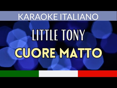 CUORE MATTO - LITTLE TONY (With Synchronized Lyrics) | '60s Rock Instrumental Backing Track
