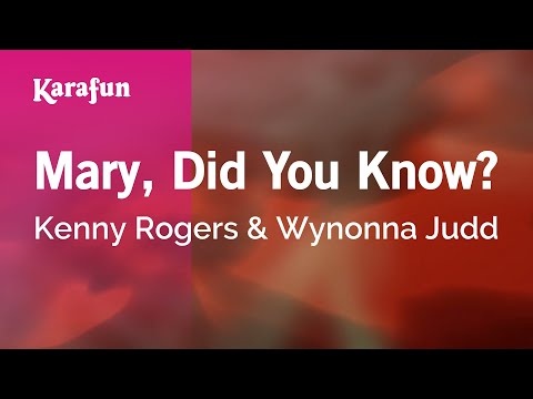 Kenny Rogers & Wynonna Judd - Mary, Did You Know?