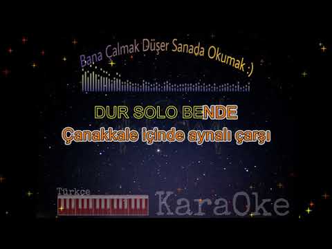 Çanakkale İçinde Aynalı Çarşı Türküsü Türkçe Piano