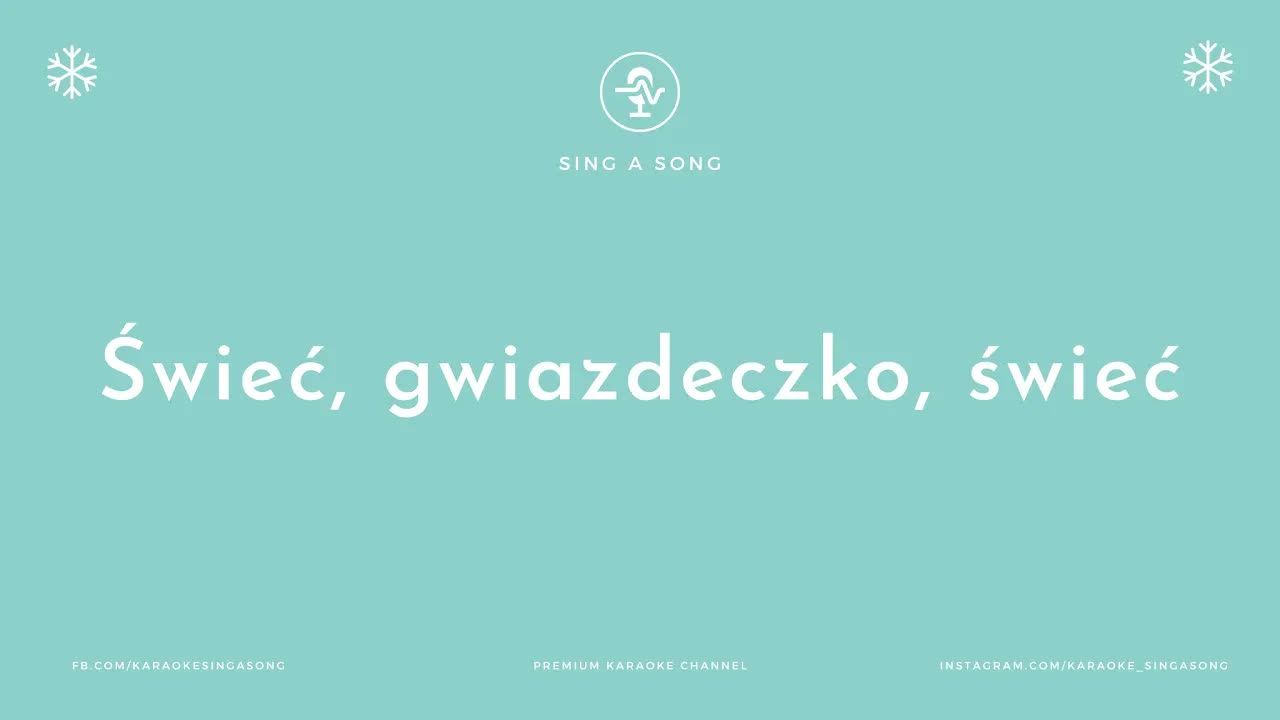 Kolęda Świeć, gwiazdeczko, świeć