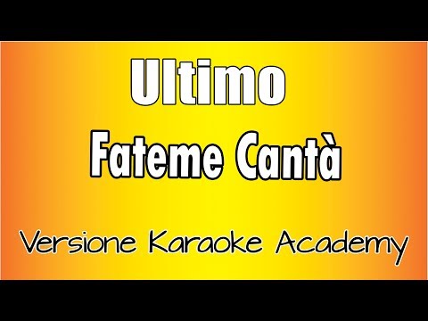 Ultimo - Fateme Cantà