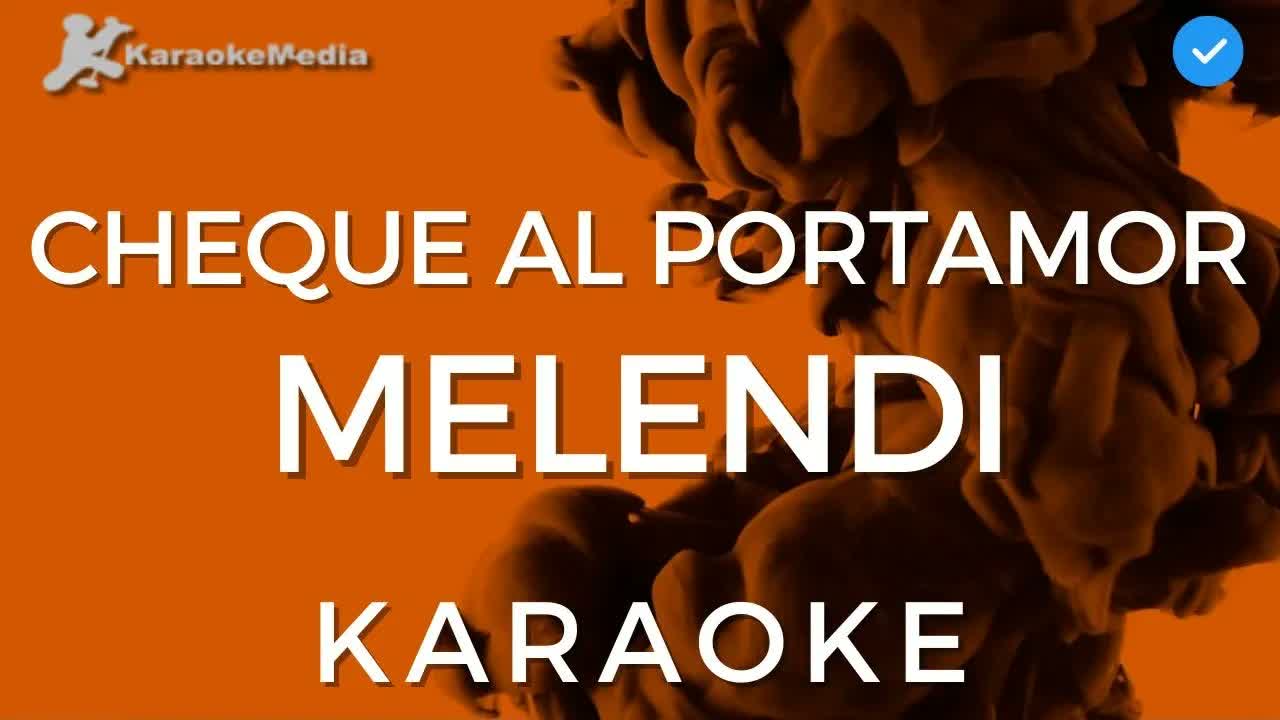 Melendi - Cheque al portamor