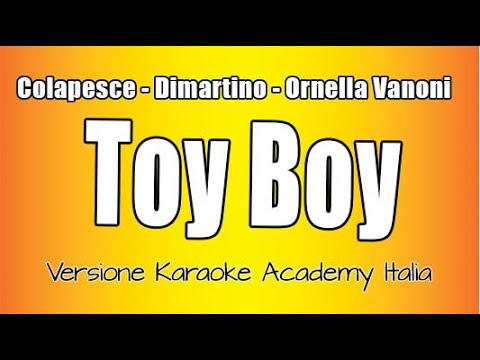 Colapesce - Dimartino - Ornella Vanoni - Toy Boy
