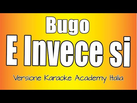 Bugo - E Invece Si