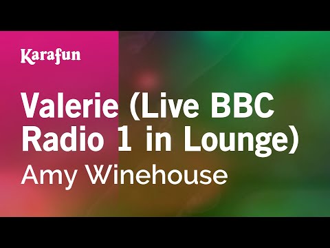Amy Winehouse - Valerie (Live BBC Radio 1 in Lounge)