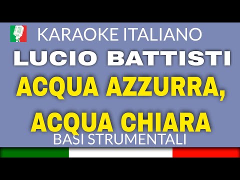 LUCIO BATTISTI - ACQUA AZZURRA, ACQUA CHIARA