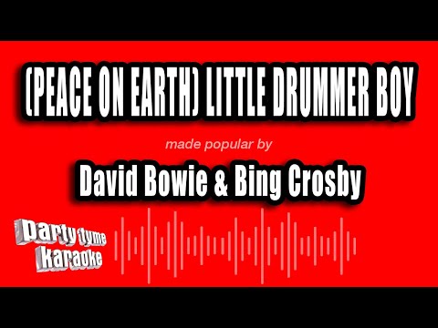 David Bowie & Bing Crosby - (Peace On Earth) Little Drummer Boy
