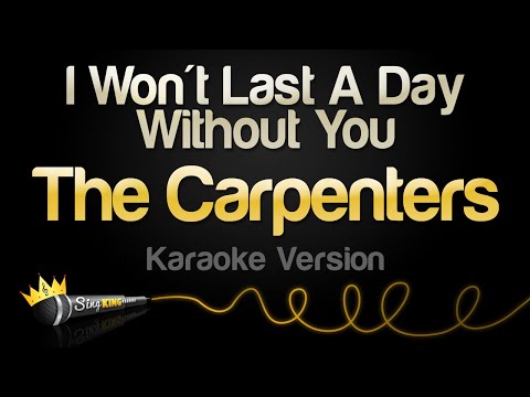The Carpenters - I Won't Last A Day Without You