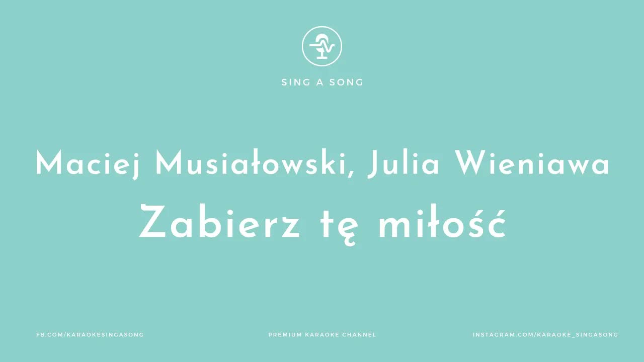 Maciej Musiałowski & Julia Wieniawa - Zabierz tę miłość / Storytel Random