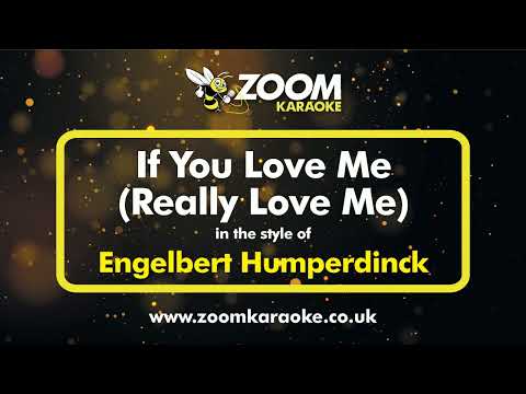 Engelbert Humperdinck - If You Love Me (Really Love Me)