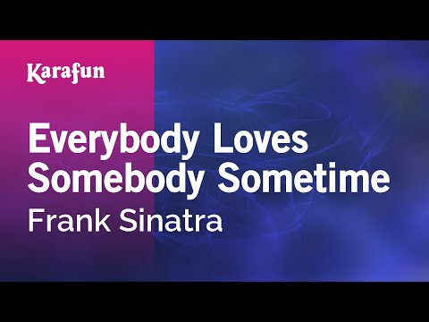Frank Sinatra - Everybody Loves Somebody