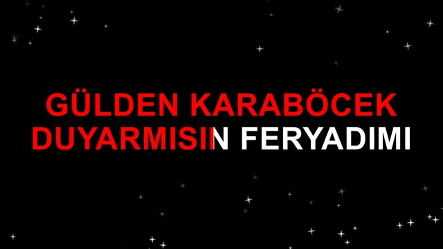 GÜLDEN KARABÖCEK DUYAR MISIN FERYADIMI