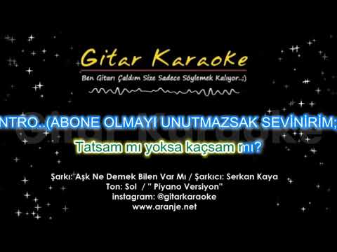 Aşk Ne Demek Bilen Var Mı? - PİYANO VERSİYON