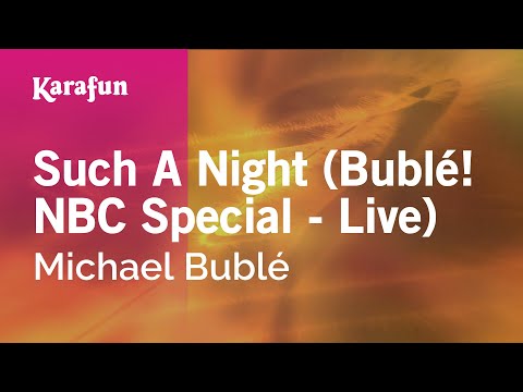 Michael Bublé - Such A Night (Bublé! NBC Special - live)