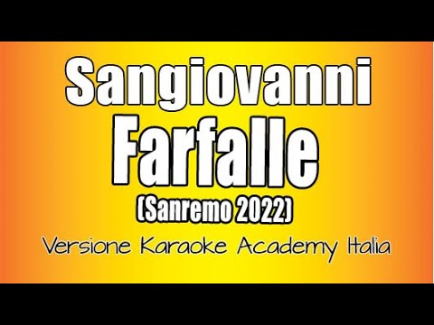 Sangiovanni - Farfalle Sanremo 2022