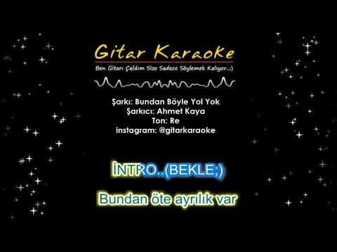 Bundan Böyle Yol Yok