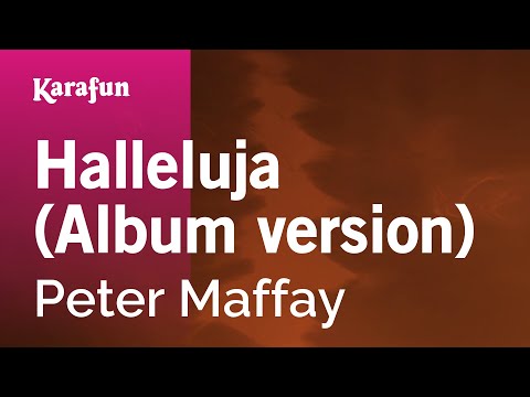 Peter Maffay - Halleluja (album version)