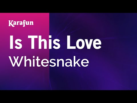Whitesnake - Is This Love