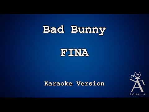 Bad bunny - FINA