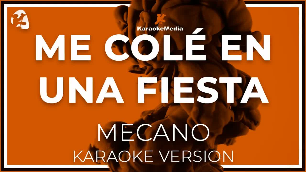 Mecano - Me Cole En Una Fiesta