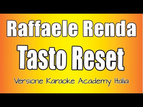 Raffaele Renda - Tasto Reset