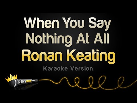 Ronan Keating - When You Say Nothing At All