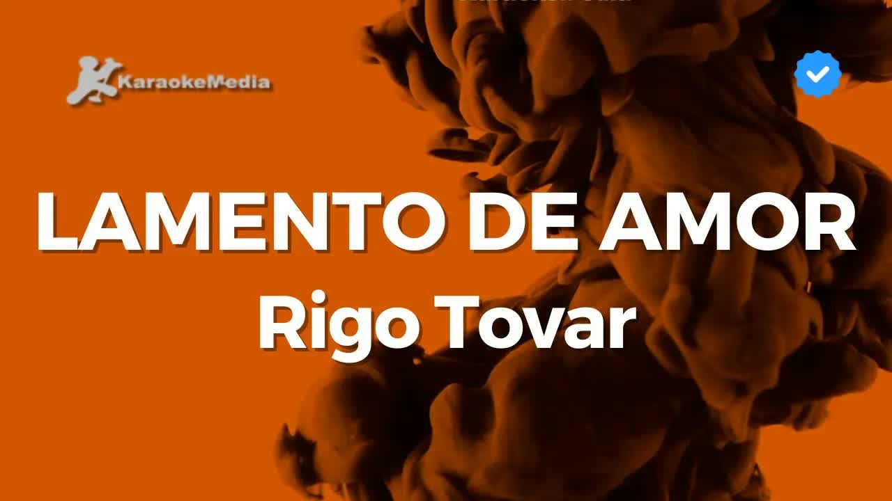 Rigo Tovar - Lamento de amor