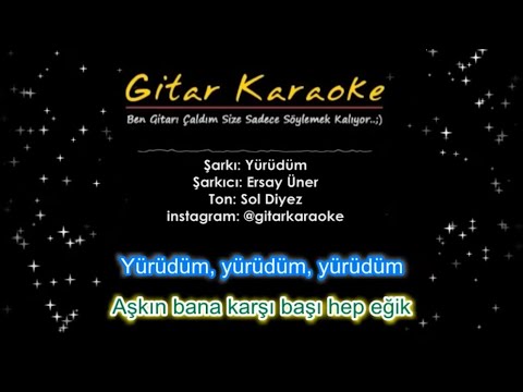 Yürüdüm