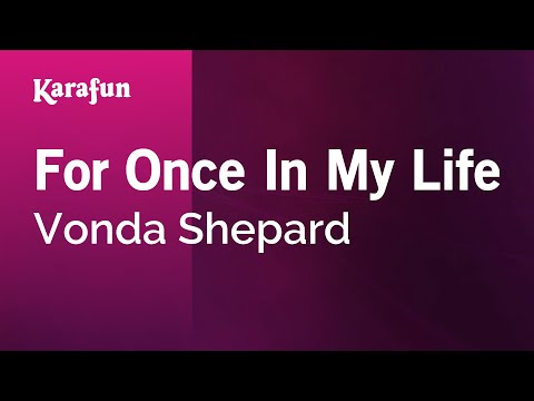 Vonda Shepard - For Once In My Life