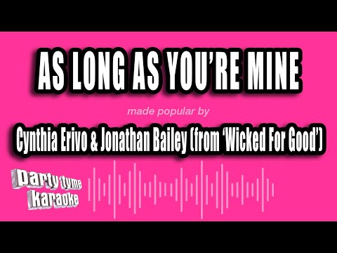 Cynthia Erivo & Jonathan Bailey (from 'Wicked For Good') - As Long as You're Mine