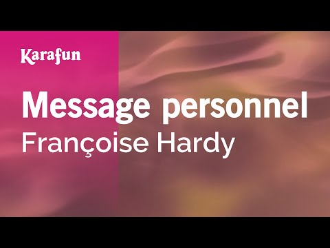 Françoise Hardy - Message personnel