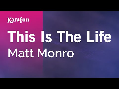 Matt Monro - This Is the Life