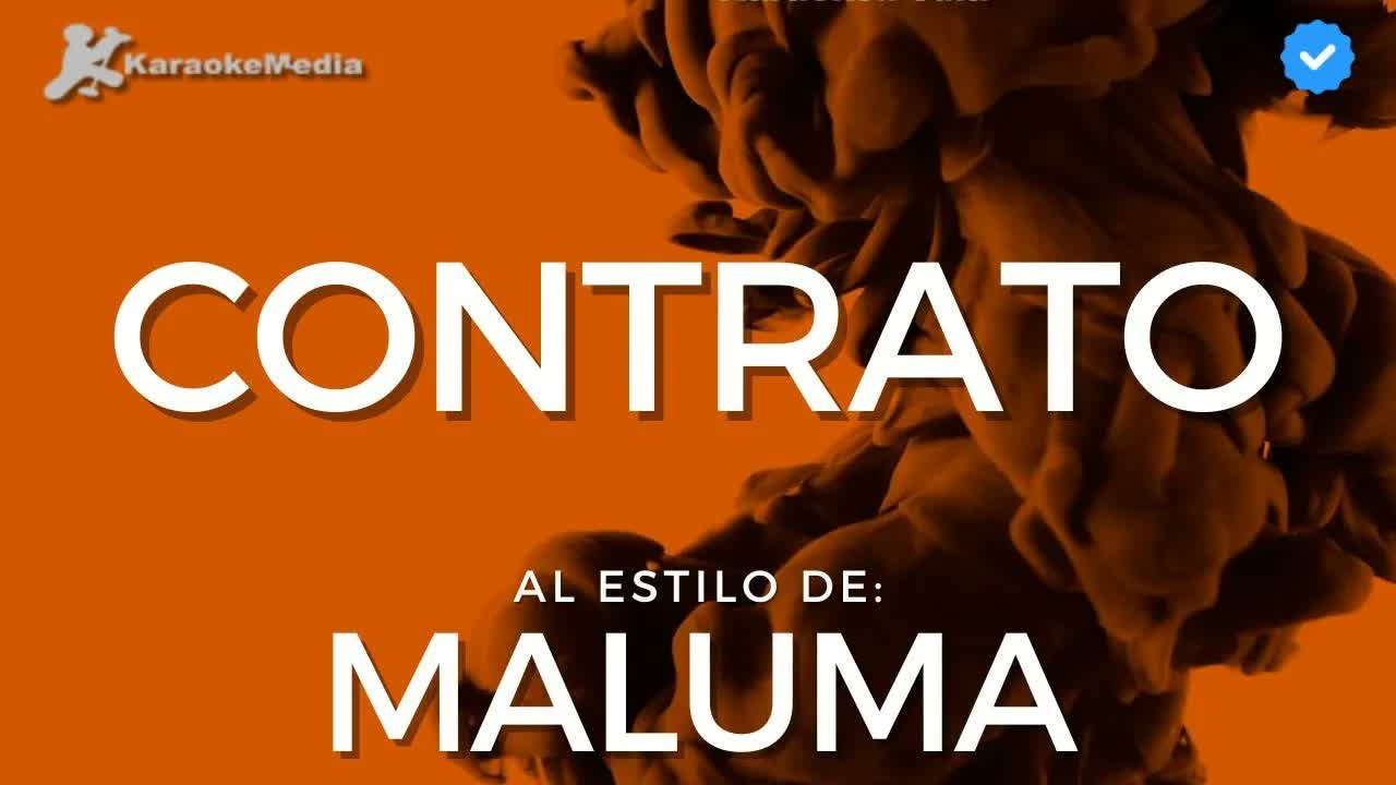 Maluma - Contrato