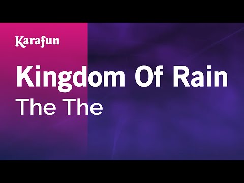 The The - Kingdom Of Rain