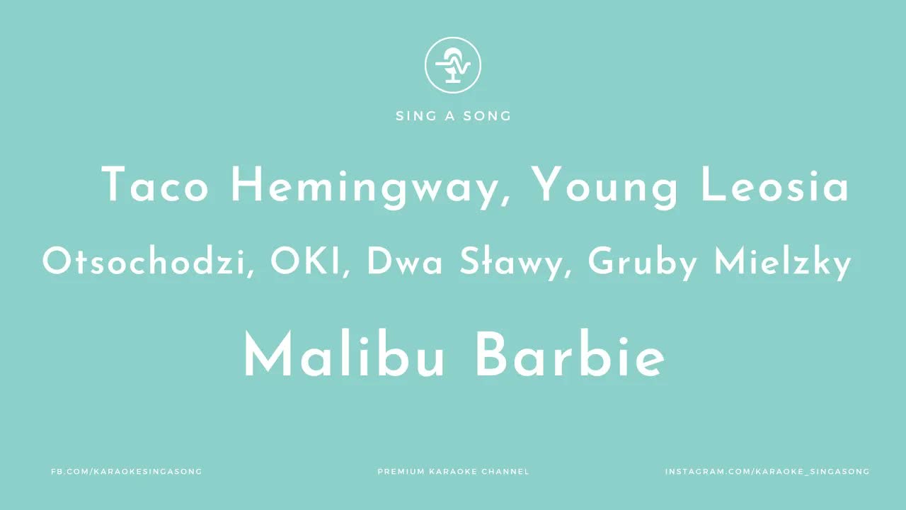 Taco Hemingway, Young Leosia, Otsochodzi, OKI, Dwa Sławy - Malibu Barbie