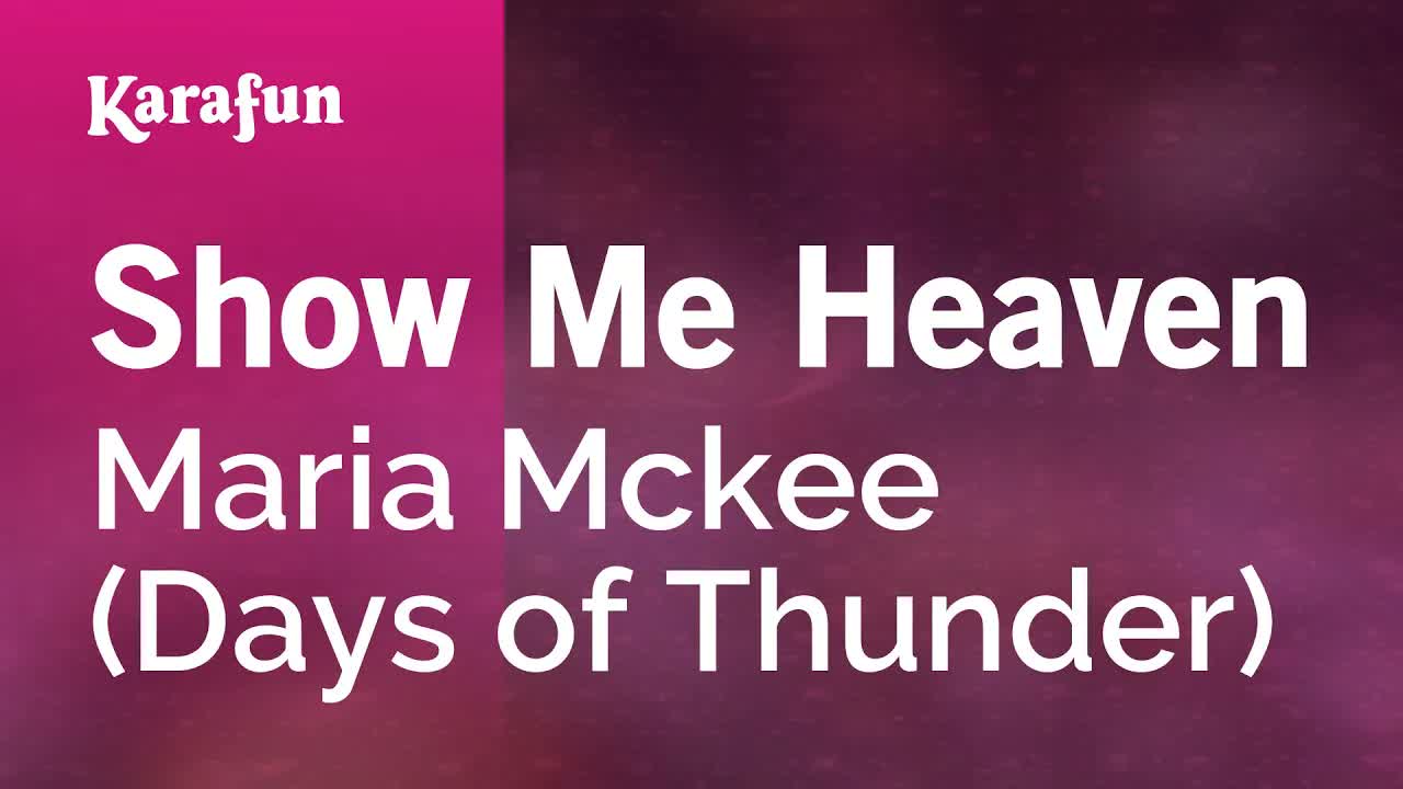 Maria Mckee (Days of Thunder) - Show Me Heaven